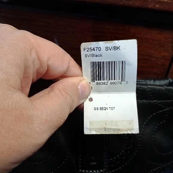 Coach Signature C Sequin Medium Tote NWT - Picture 7 of 7